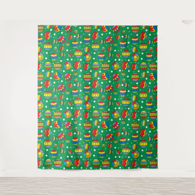 Tapete De Parede Padrão de Natal (Frente)