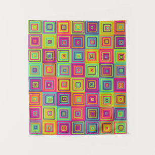 Tapete De Parede Padrão de Quadrados