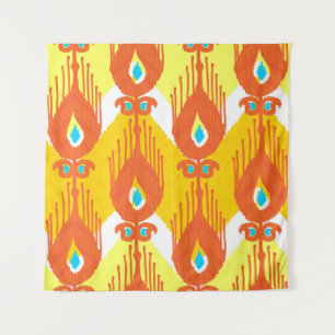 Tapete De Parede Padrão de tecido Ikat