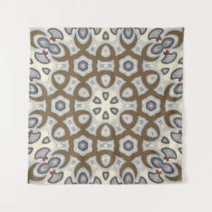 Tapete De Parede Padrão de vintagem circular sem costura. Decoração