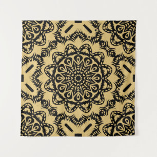 Tapete De Parede Padrão decorativo no estilo oriental. Cor no boo