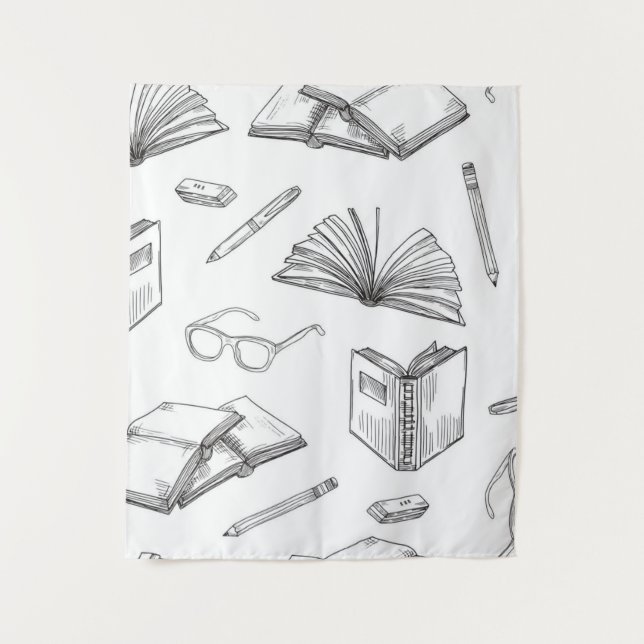 Tapete De Parede Padrão do livro (Frente)