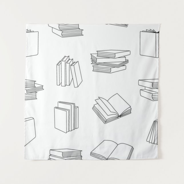 Tapete De Parede Padrão do livro (Frente)