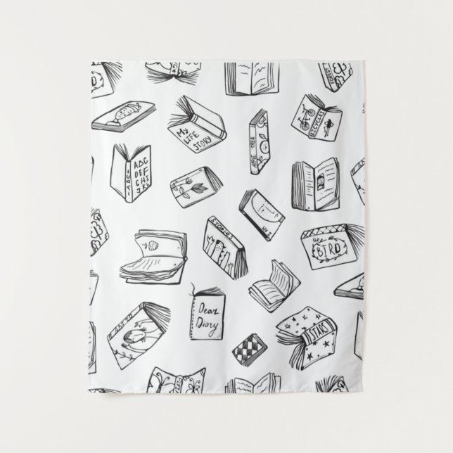 Tapete De Parede Padrão do livro (Frente)