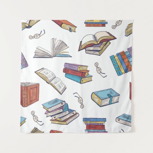 Tapete De Parede Padrão do livro (Frente)