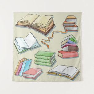 Tapete De Parede Padrão do livro