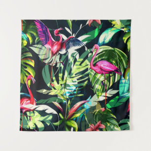 Tapete De Parede Padrão floral de fundo sem costura. Licença tropic