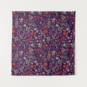 Tapete De Parede Padrão floral decorativo sem costura.