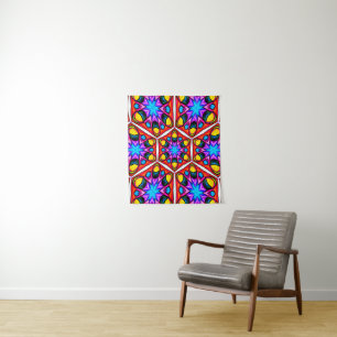 Tapete De Parede Padrão Floral Elegante Abstrato