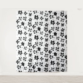 Tapete De Parede Padrão Floral Reconstruído - Gótico acromático