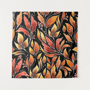 Tapete De Parede Padrão floral sem soldadura. Fundo de outono com