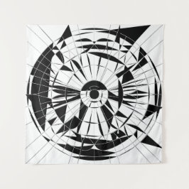 Tapete De Parede Padrão Geométrico de Mandala