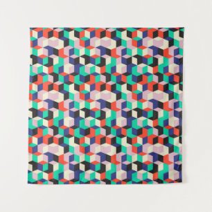 Tapete De Parede padrão geométrico de vintage sem costura com dia