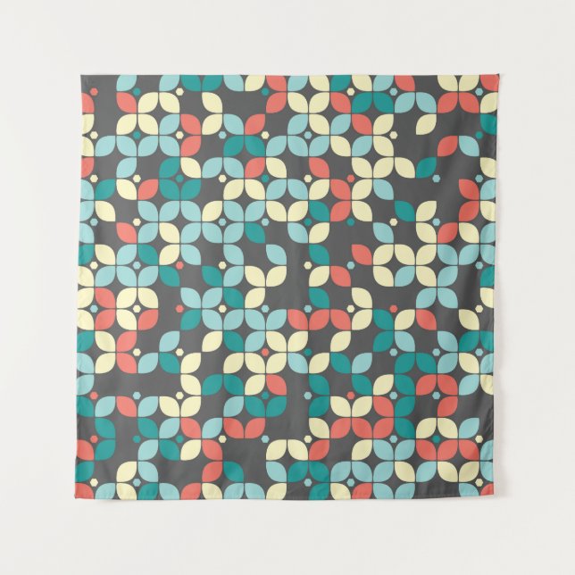 Tapete De Parede padrão geométrico sem costura, abstrato eterno (Frente)