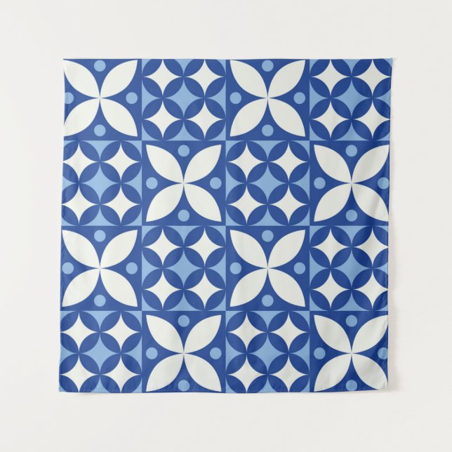 Tapete De Parede padrão geométrico sem costura abstrato na escandin (Frente)