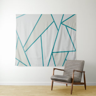 Tapete De Parede Padrão Mosaico 4