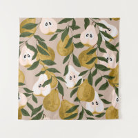 Padrão perfeito de pera. Linda e elegante Vintage