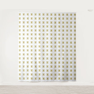 Tapete De Parede Padrão Pontilhado Amarelo