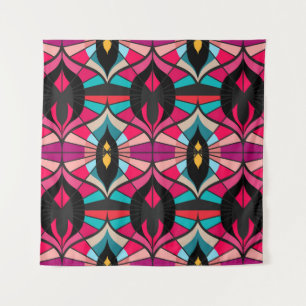 Tapete De Parede Padrão retrorreflector perfeito no estilo dos anos