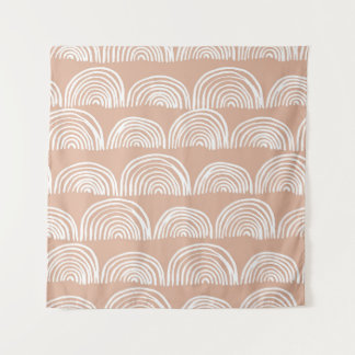 Tapete De Parede Padrão sem costura desenhado à mão de abstrato.