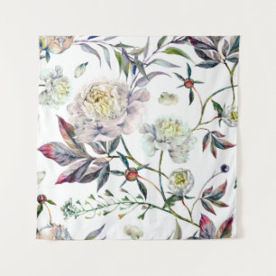 Tapete De Parede Padrão Sem Costura Elegante Aquarela feito de Bran