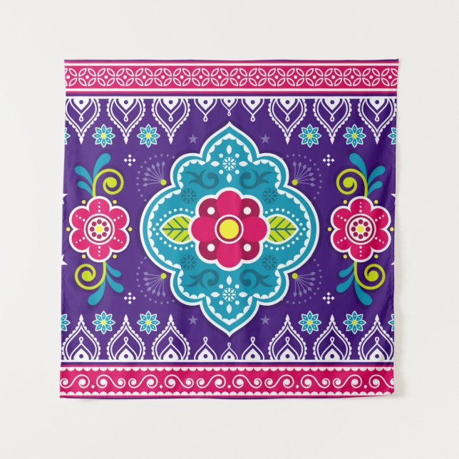 Tapete De Parede Padrão sem descontinuidades da arte dos caminhões  (Frente)