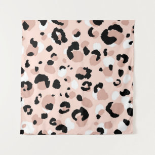 Tapete De Parede padrão sem descontinuidades do leopardo abstrato