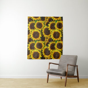 Tapete De Parede Padrão Sunny Large Sunflower