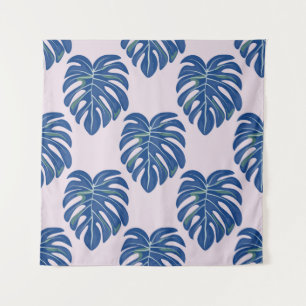 Tapete De Parede Padrão tropical sem costura com folhas. Bonita
