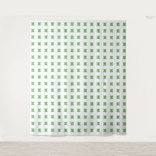 Tapete De Parede Padrão Verde