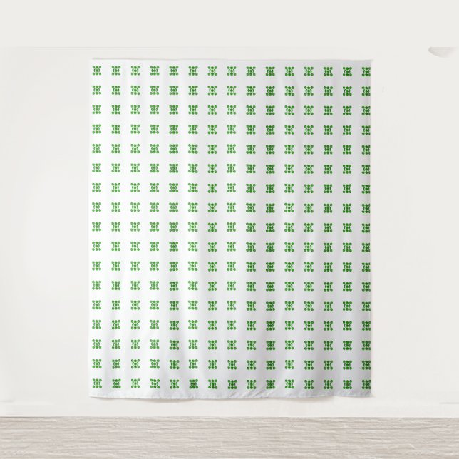 Tapete De Parede Padrão Verde (Frente)