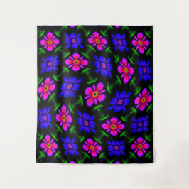 Tapete De Parede Padrões de flores rosa adoráveis