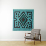 Tapete De Parede padrões geométricos tribais africanos<br><div class="desc">Este padrão original tribal africano colorido,  abstrato,  geométrico com adorável ornamento étnico tribal é uma ideia de excelente aniversário,  feriado e presente de Natal para pessoas que amam motivos,  símbolos e trabalho de arte africanos. Se você gosta do que vê,  veja designs semelhantes na loja Omitay.</div>