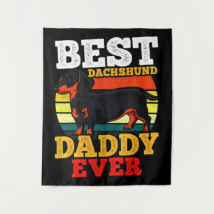 Tapete De Parede Pai Dachshund Retro