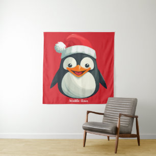 Tapete De Parede Pai Natal Waddle