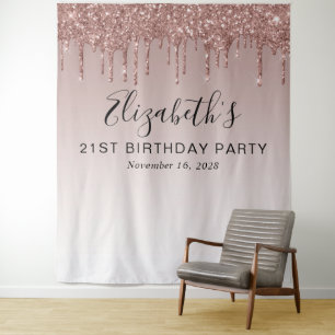 Tapete De Parede Painel de Fundo Brilhante em Rosa Dourado para Fes