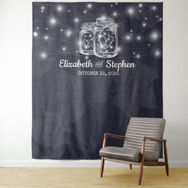 Tapete De Parede Painel de Fundo de Cabine de Foto de Casamento Jar (In Situ)