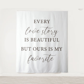 Tapete De Parede Painel de Fundo de Casamento Personalizado – Nome