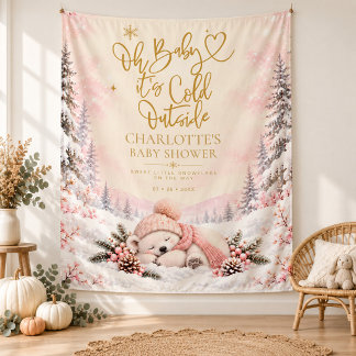 Tapete De Parede Painel de Fundo de Floco de Neve Rosa para Chás de