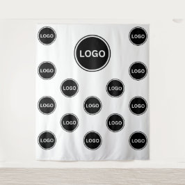 Tapete De Parede Painel de Fundo de Foto com Logotipo Personalizado