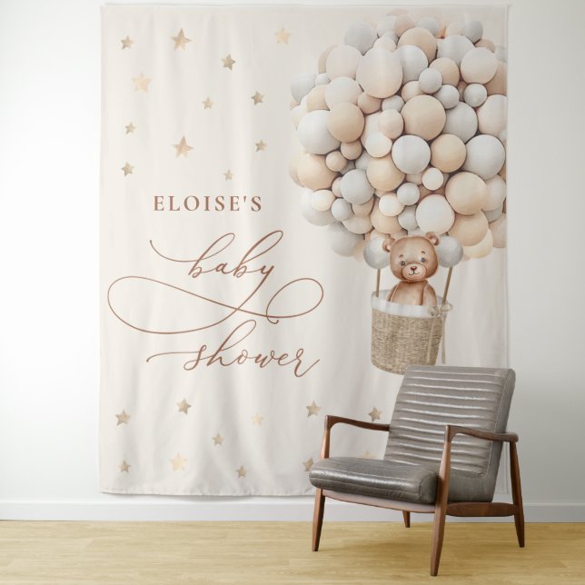 Tapete De Parede Painel de Fundo para Chá de Bebê Neutro ao Gênero  (In Situ)