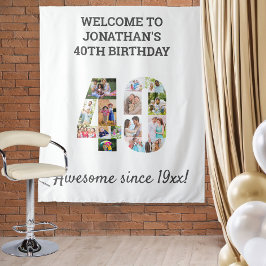 Tapete De Parede Painel de fundo para colagem de fotos de festa de 