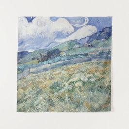 Tapete De Parede Paisagem atrás de Saint-Paul de Vincent van Gogh