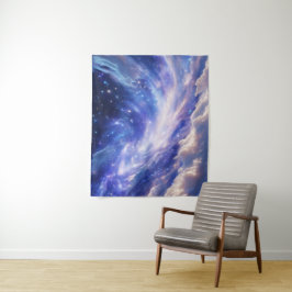 Tapete De Parede Paisagem Cósmica: Nebulosa Inundada e Noite Estrel