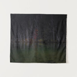 Tapete De Parede Paisagem de árvores no lago