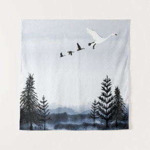 Tapete De Parede Paisagem de inverno irrealista 