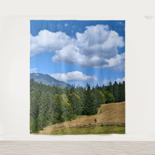 Tapete De Parede Paisagem de Prado Montanhoso - Natureza Selvagem R
