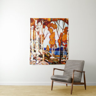 Tapete De Parede Paisagem Decorativa por Tom Thomson