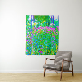 Tapete De Parede Paisagem do Jardim Impressionista Azul Aqua