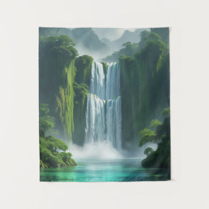 Tapete De Parede Paisagem mágica em cascata